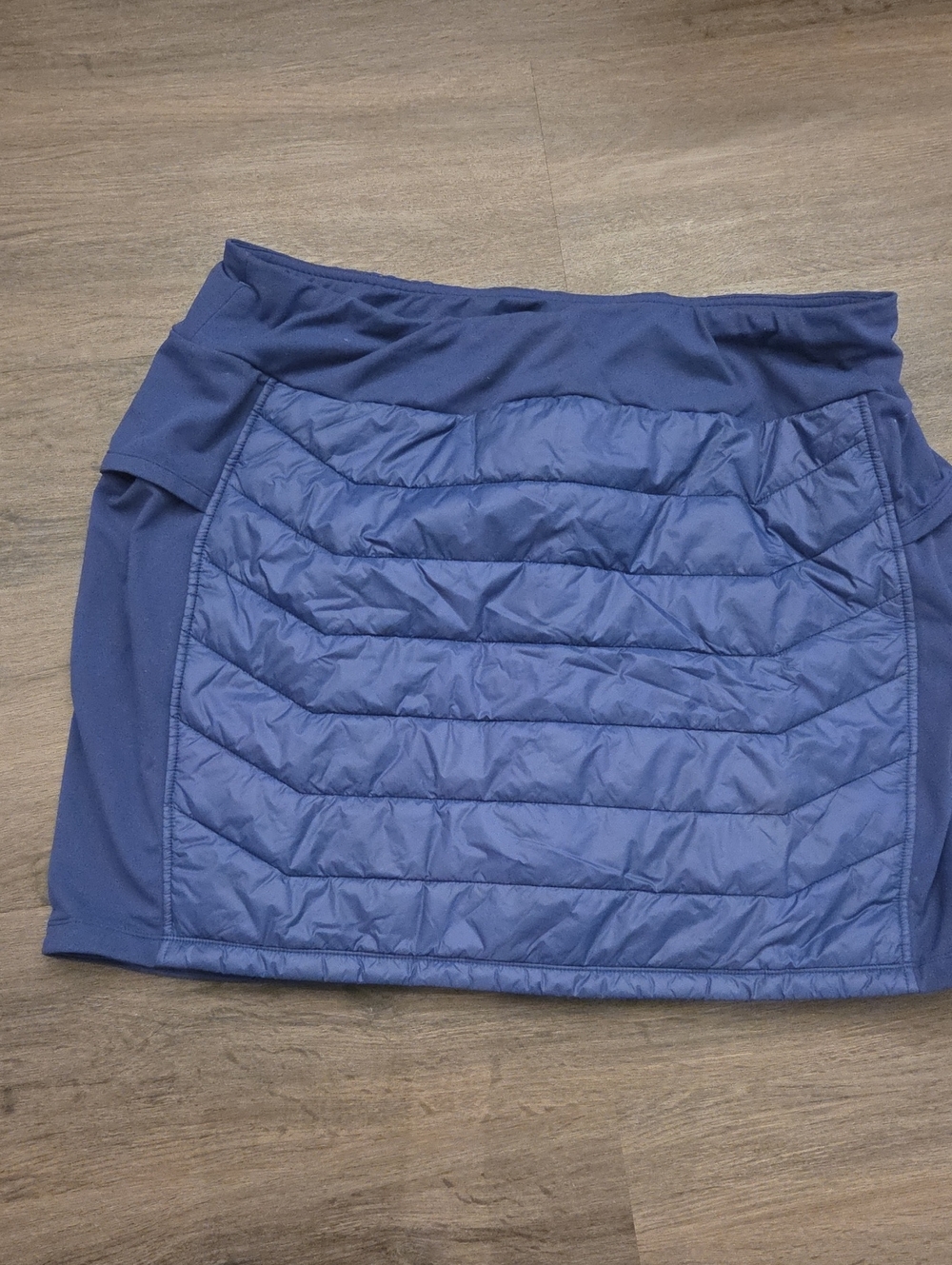 Baleaf Quilted Mini Skirt With Pockets in Blue